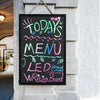 LED Writing Board Drawing Message Flashing Erasable Home Neon Sign Box Kids Toys