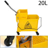 Professional 20L Kentucky Mop Bucket Wringer Cleaning Mopping Yellow