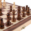 Large Chess Wooden Set Foldable Chessboard Magnetic Pieces Wood Board 40x40cm