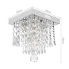 20CM LED Crystal Pendant Lights Modern Bedroom Fitting Ceiling Lights Chandelier