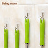 12x Strong Sticky Wall Hooks Anti-skid Hooks Traceless Transparent Living Room