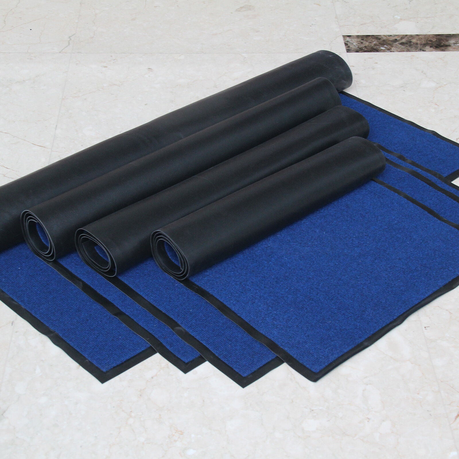 Multiple size Non Slip Rubber Door Mats Indoor Outdoor Washable Heavy Duty Rug