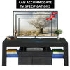 Modern TV Unit Cabinet Stand High Gloss Doors 130cm With LED Lights Drawers Home