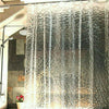 Bathroom Clear Curtain Extra Long Eco-Friendly Washable Shower Curtain 180x180cm