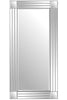 Extra Large Wall Mirror Full Length Silver All Glass 5Ft8 X 2Ft9 174cm X 85cm