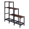 Vintage Industrial Bookcase Rustic Storage Cabinet Tall Shelf Metal Display Unit