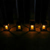 LED Solar Powered Hanging Lantern Lights Waterproof Outdoor Garden Table Lamp UK