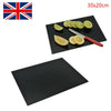 Glass Worktop Saver Kitchen Chopping Cutting Utensil Board, Black, 30 x 20 cm UK