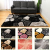 Modern Patterned Shaggy Rug Thick Soft Pile Non-Shed Bedroom Play Room Carpet UK