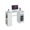 Computer Desk Office WhiteTable Workstation Study PC Furniture Drawer Bookcase H