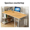Home Office Desk Upgrade Computer PC Table Study Workstation w/Shelf & CPU Stand