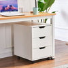 Mobile Filing Document Organizer Storage Cabinet Under Desk 3 Drawers Chest BN