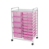 Storage Trolley On Wheels. 4 10 15 Drawers Home Office Salon Paper Organiser