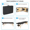 Mondeer 2/3 Folding Portable Lightweight Massage Table Salon Beauty Tattoo Couch