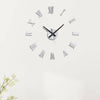 3D DIY Extra Large Roman Numerals Luxury Mirror Wall Sticker Clock Home Decor