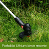 Electric Cordless Grass Trimmer Garden Weed Strimmer Cutter Rechargeable Tool UK