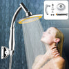 Large High Turbo Pressure Shower Heads Chrome Bath Powerful Energy Water Saving