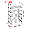 Door Side Shoes Rack Storage Cabinet Organiser Shelf Portable 3/4/5/6 Tier