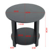 Bedside Table Cabinet Small Side End Table Nightstand Storage Shelf Organizer