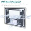 Digital LED Bathroom Mirror Demister Touch IP44 Make Up Mirror w/Anti-Fog 80*60