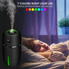 3D Flame Light USB Air Humidifier Essential Oil Diffuser Mist Bedroom Home Decor