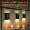 Solar Wall Lights Up & Down Lamp Decor Waterproof Garden Outdoor Fence Yard IP65