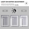 LED Bathroom Mirror Cabinet With Shaver Socket Demister Illluminated Lights IP44