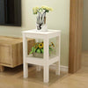 Modern Nightstand Bedside Table Chest Pine Side Cabinet Storage Bedroom White