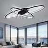 Modern LED Ceiling Light Acrylic Ring Pendant Lamp Bedroom Living Room Lighting