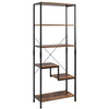 6 Tier Industrial Metal Storage Rack Bookshelf Kitchen/Office Display Stand Unit
