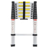 6.2M Portable Heavy Duty Aluminium Telescopic Ladder Extendable 20.3ft