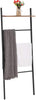 Blanket Ladder 5-Tier Leaning Ladder Quilts Rack Towel Display Rack UK