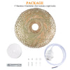 Bamboo Pendant Light Chandelier Fixture Droplight for Room Ornament Decor UK