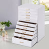 Mondeer Large 10 Layers Jewellery Boxes Storage Cabinet for Earing Necklace