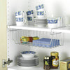 LARGE UNDER SHELF STORAGE BASKET RACK KITCHEN CUPBOARD ORGANISER HEAVY DUTY