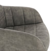 1x Dining Chairs Kitchen Living Room Chairs with Stoffbezug+ Metall Grey
