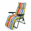 Sun Lounger Reclining Recliner Chairs Outdoor Garden Patio Relaxer with Cushion