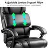 Executive Office Chair Swivel Recliner Gaming Computer Desk Chair w/ Footrest UK