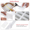 24 Adjustable Clapboard Drawer Cabinet Divider Separators DIY Organisers Storage