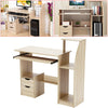 Office Home PC Computer Desk Writing Study Table Workstation Shelf Furniture UK
