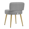 Soft Vanity Dressing Table Stool Backrest Piano Seat Makeup Chair Bedroom Furnit