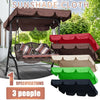 Replacement Canopy For Swing Seat 3 Seater Sizes Garden Hammock Cover Black UK