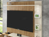 Wall Mounted TV Media Unit Entertainment Centre Floating Panel LED Light
