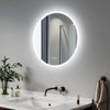 Bluetooth Round Bathroom Mirror With LED Light Illuminated Touch Sensor Demister