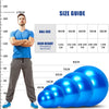 75CM Exercise Gym Yoga Ball Fitness Pregnancy Birthing Anti Burst Core Balls