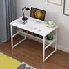 Small White Computer Desk Writing Corner PC Table Laptop Home Office Workstation