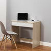 Simple Budget Computer Desk Wooden Small Table With Sliding Drawer Tray