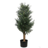 Artificial Fake Green Plant 3FT Indoor Outdoor Simulation Tree Home/Office UK