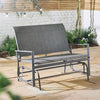 Ex Display 2 Seater Glider Bench Garden Furniture Patio Outdoors Seating