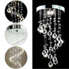 Chrome Crystal LED Ceiling Light Fitting Pendant Lamps Chandelier 5336HC Lights